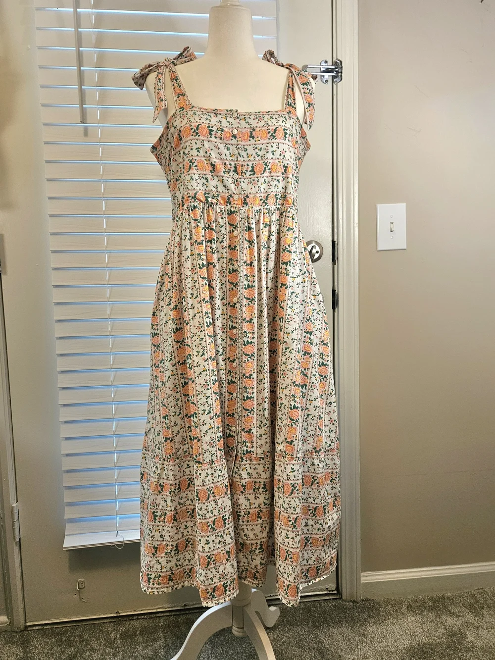 Tuckernuck Hyacinth House Lupine Floral Maxi Dress Size Large